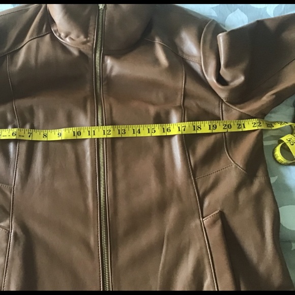 Ellen Tracy XL Leather Jacket - Picture 7 of 7